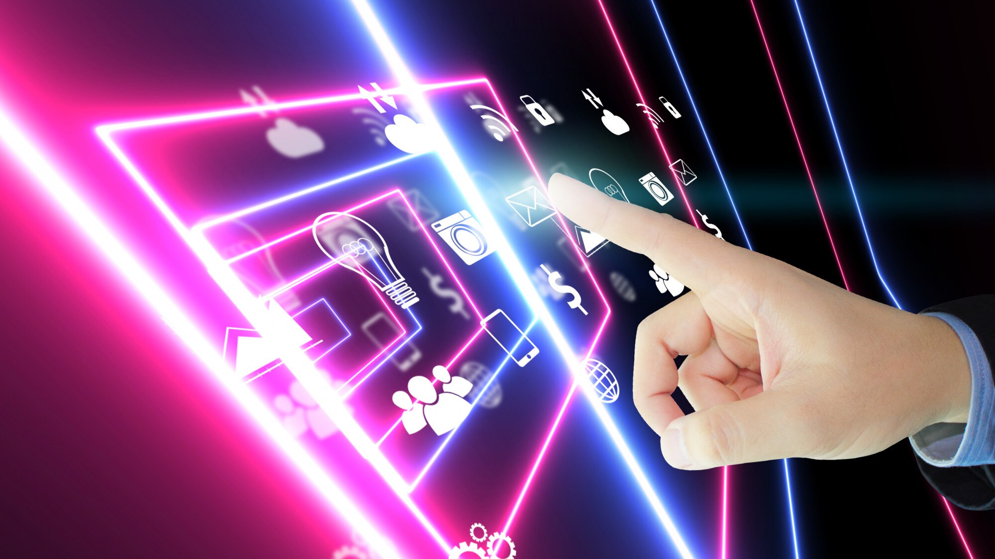 Arrière-plan abstrait de divertissement